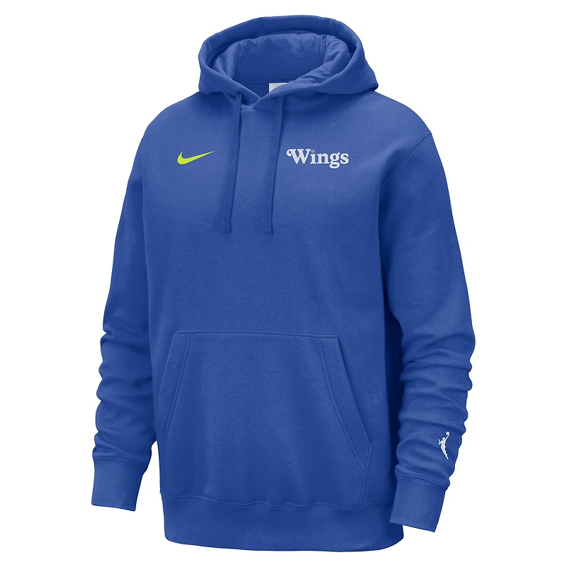 Unisex Nike Blue Dallas Wings Standard Issue Rebel Edition Hoodie