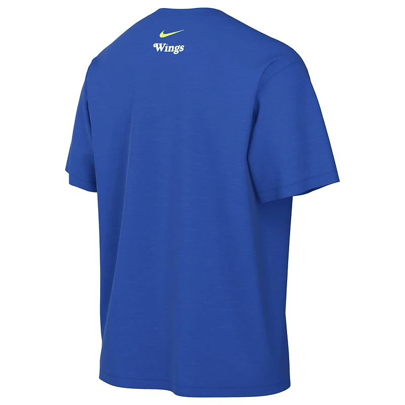 Unisex Nike Blue Dallas Wings Standard Issue Rebel Edition T-Shirt