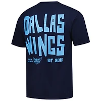 T-shirt unisexe premium bleu des Dallas Wings de la Playa Society, établi en 2016