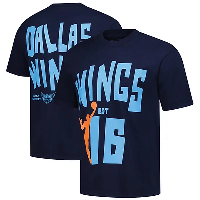 T-shirt unisexe premium bleu des Dallas Wings de la Playa Society, établi en 2016