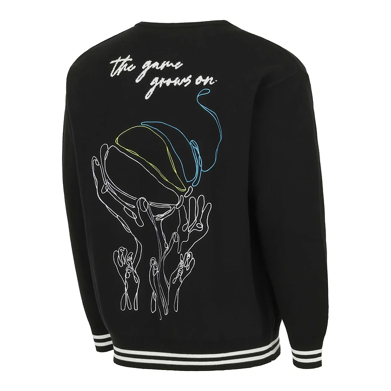 Cardigan unisexe round21 noir Dallas Wings Campus Fit à boutons complets