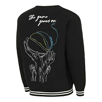 Cardigan unisexe round21 noir Dallas Wings Campus Fit à boutons complets