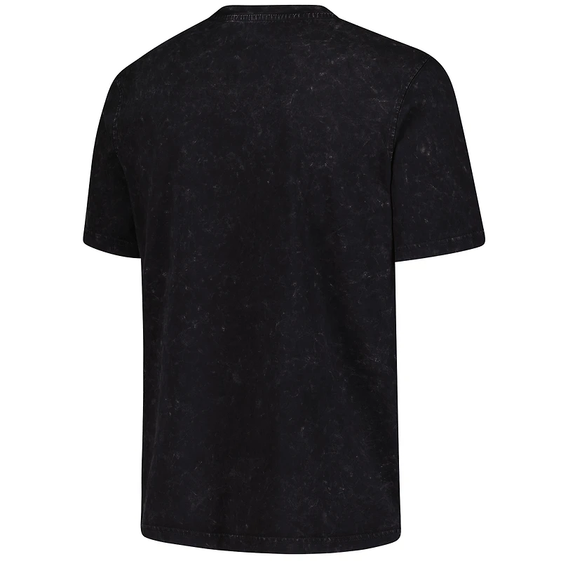 T-shirt unisexe Sportiqe noir Dallas Wings Rock & Roll Collection Angus Mineral Wash