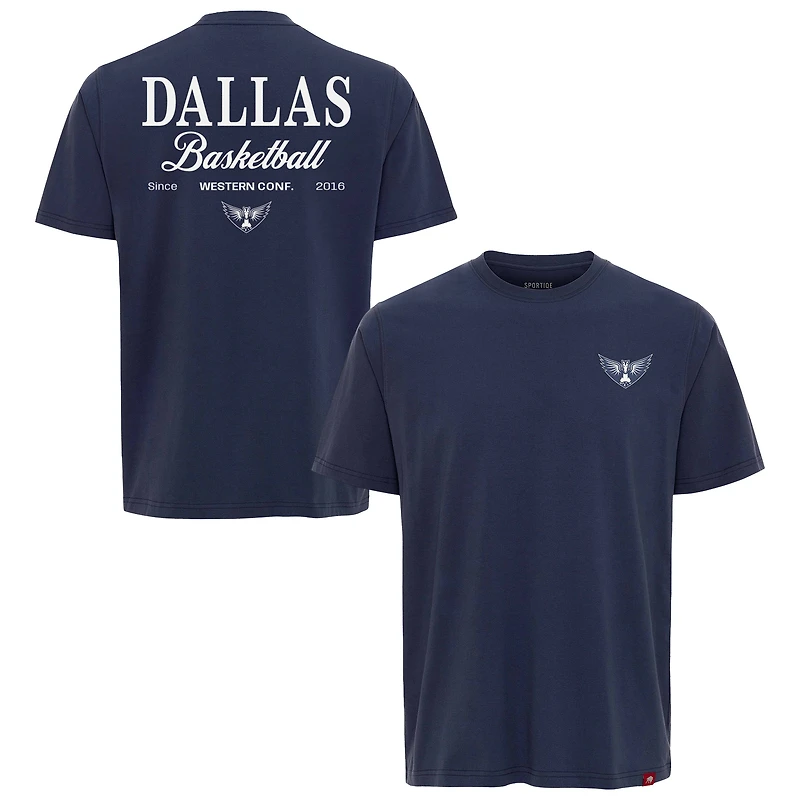T-shirt unisexe Sportiqe bleu Dallas Wings Athletic Club Collection Duke Relaxed Fit Premium