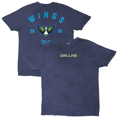 Unisex Stadium Essentials Heather Navy Dallas Wings Oversized Vintage Wash T-Shirt