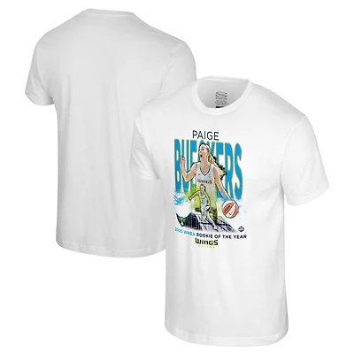 T-shirt unisexe Stadium Essentials Paige Bueckers blanc Dallas Wings 2025 WNBA Rookie of the Year