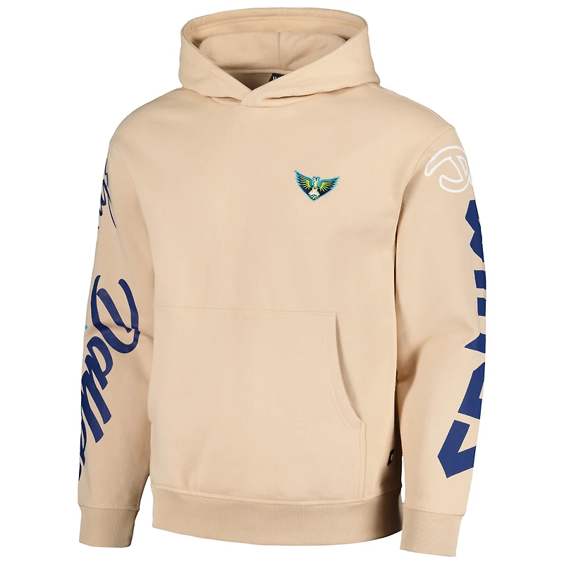 Sweat à capuche unisexe The Wild Collective Dallas Wings Graffiti délavé l'acide