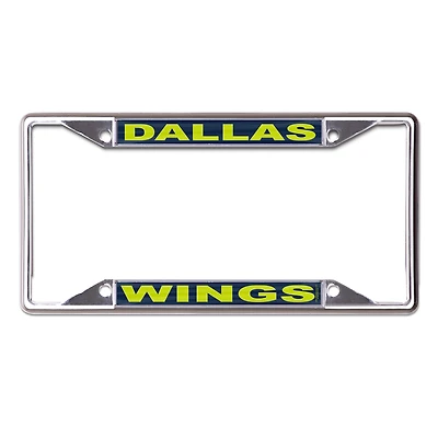 Cadre de plaque d'immatriculation en métal découpé au laser WinCraft Dallas Wings