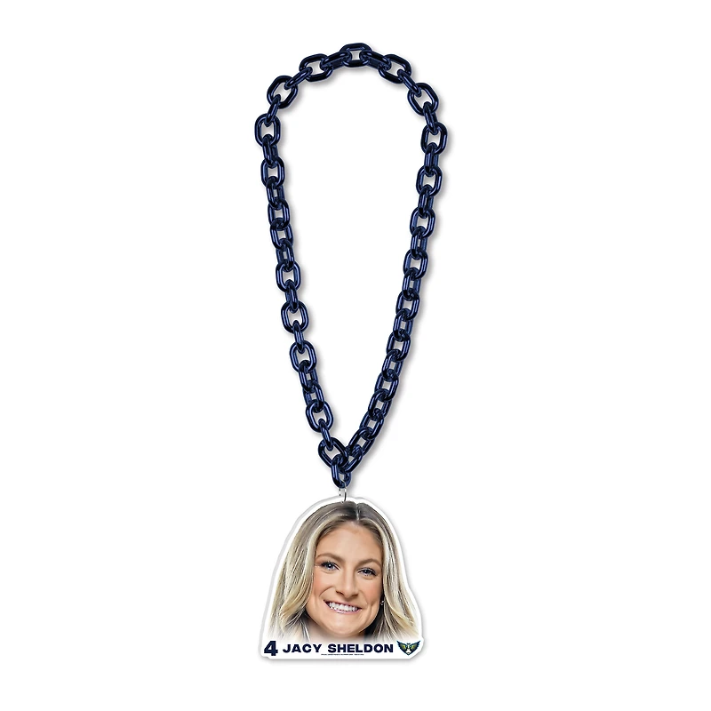 Collier à grande chaîne WinCraft Jacy Sheldon Dallas Wings