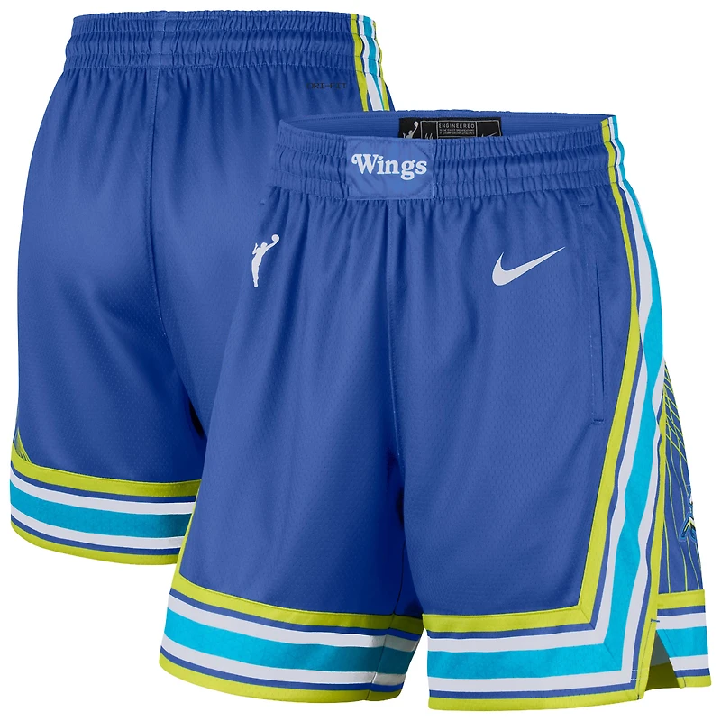 Women's Nike Blue Dallas Wings 2026 On-Court Dri-FIT Victory Shorts - Rebel Edition