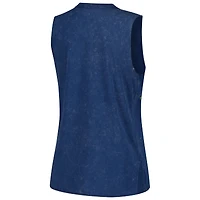 Women's Sportiqe Navy Dallas Wings Rock & Roll Collection Turner Mineral Wash Tank