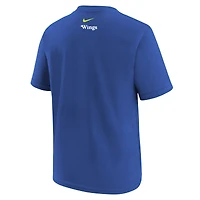 Youth Nike  Blue Dallas Wings Rebel Edition T-Shirt
