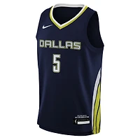 Maillot Nike Paige Bueckers bleu marine Dallas Wings 2025 WNBA Draft Explorer Edition Victory Player pour jeune