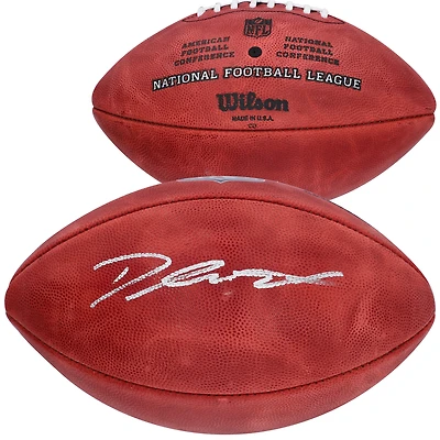 Ballon de football Wilson Duke en couleur, autographié par D'Andre Swift des Chicago Bears