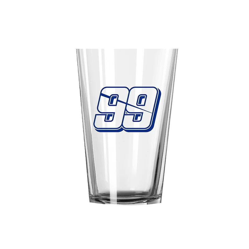 Daniel Suarez 16 oz. Verre à pinte du jour de la course