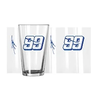 Daniel Suarez 16 oz. Verre à pinte du jour de la course