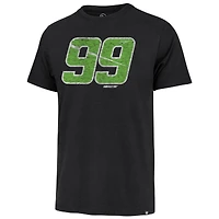 T-shirt noir Daniel Suarez '47 pour hommes, numéro de pilote Franklin
