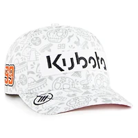 Casquette Trophy Flex blanche '47 pour homme avec patch Daniel Suarez