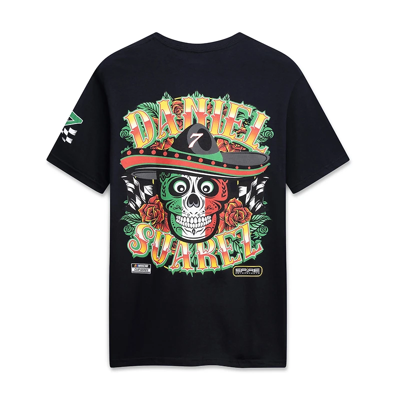 T-shirt homme Classic Ink Black Daniel Suarez #7 Spire Motorsports
