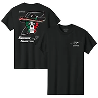 Men's Classic Ink Black Daniel Suarez Spire Motorsports Tri-Blend T-Shirt