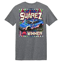 Men's Classic Ink Gray Daniel Suarez 2026 Coca-Cola 600 Race Winner T-Shirt