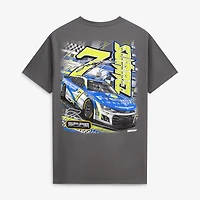 Men's Spire Motorsports  Charcoal Daniel Suarez #7 Freeway Insurance T-Shirt