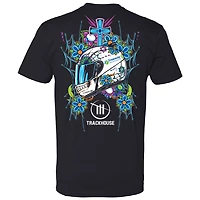 Men's Trackhouse Racing Team Collection  Black Daniel Suarez Helmet T-Shirt