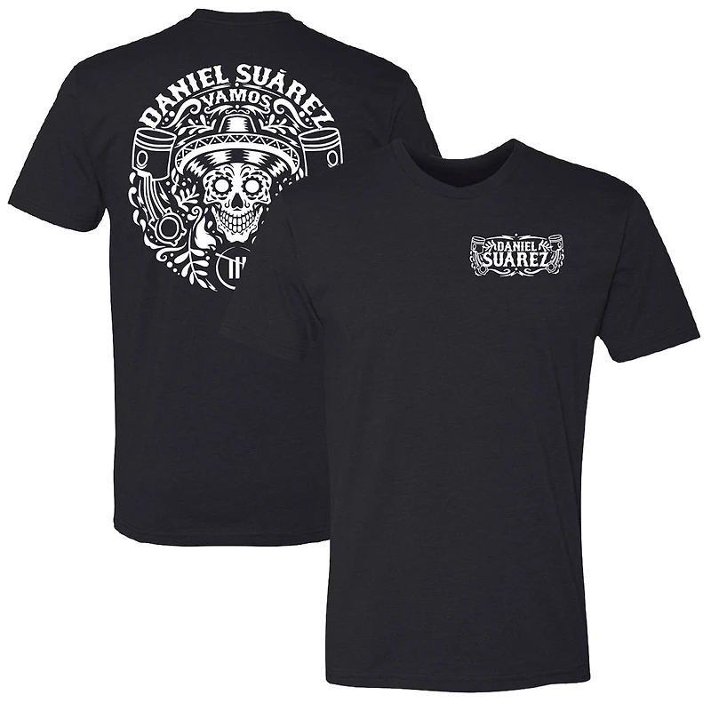 Men's Trackhouse Racing Team Collection  Black Daniel Suarez Name Crest T-Shirt