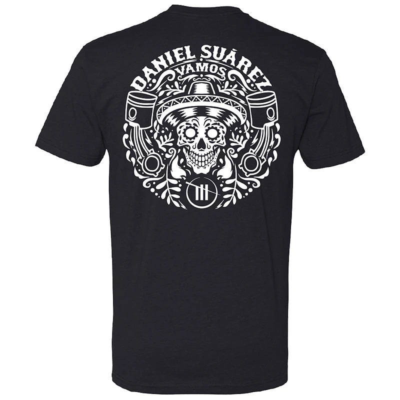 Men's Trackhouse Racing Team Collection  Black Daniel Suarez Name Crest T-Shirt