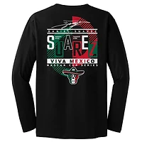 T-shirt noir à manches longues Daniel Suarez Vivo de la collection Trackhouse Racing Team pour hommes