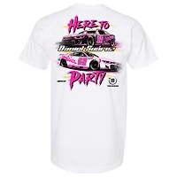 Men's Trackhouse Racing Team Collection White Daniel Suarez Tootsie's Cruisin Car T-Shirt