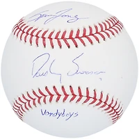 Dansby Swanson Chicago Cubs & Spencer Jones New York Yankees Autographed Baseball with "Vandyboys" Inscription