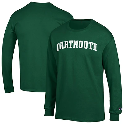 Men's Champion  Green Dartmouth Big Basic Arch Long Sleeve T-Shirt