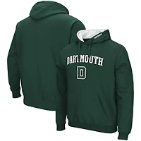 Men's Colosseum Green Dartmouth Big Arch & Logo 3.0 Pullover Hoodie