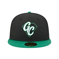 Casquette ajustée 59FIFTY Dayton Dragons noire New Era pour homme