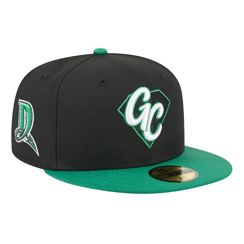 Casquette ajustée 59FIFTY Dayton Dragons noire New Era pour homme