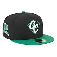 Casquette ajustée 59FIFTY Dayton Dragons noire New Era pour homme