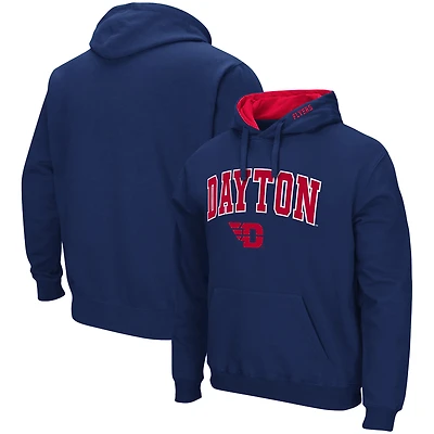Sweat à capuche Colosseum Navy Dayton Flyers Arch & Logo 3.0 pour homme