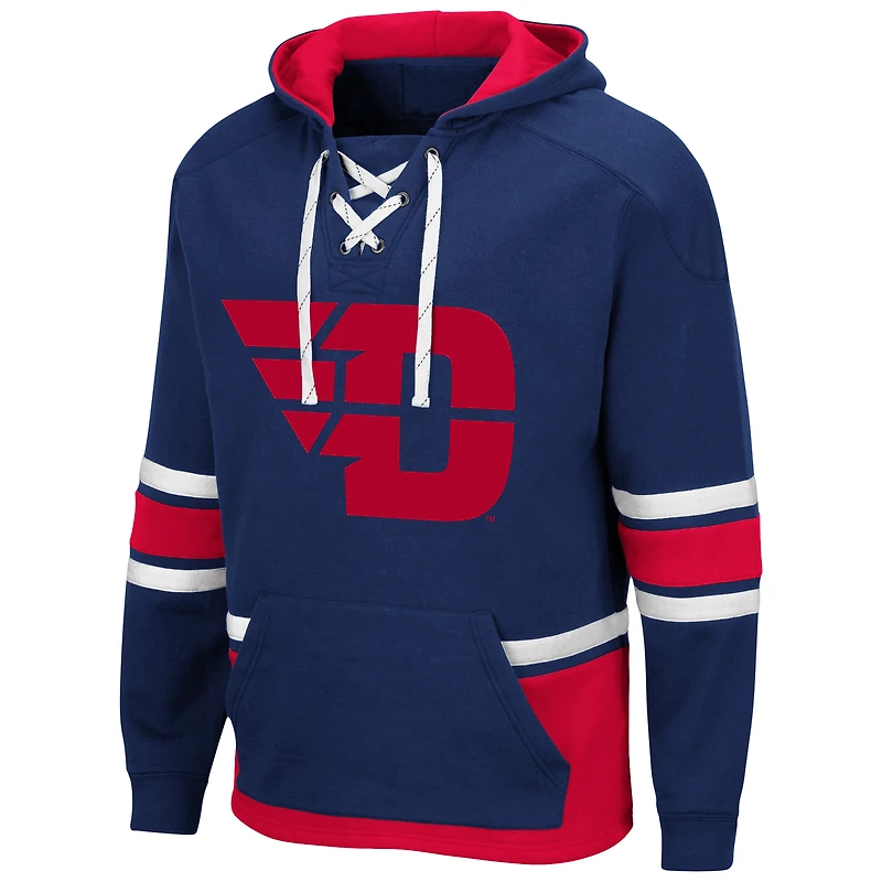 Pull à capuche Colosseum Navy Dayton Flyers Lace Up 3.0 pour hommes