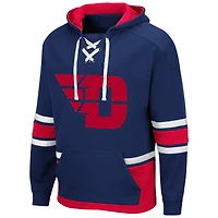 Pull à capuche Colosseum Navy Dayton Flyers Lace Up 3.0 pour hommes