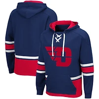 Pull à capuche Colosseum Navy Dayton Flyers Lace Up 3.0 pour hommes