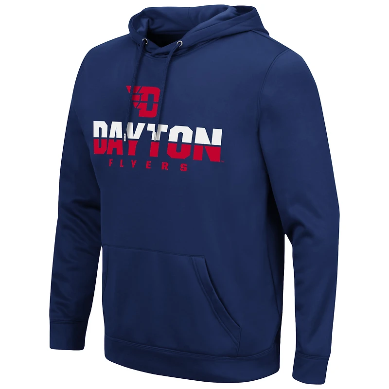 Men's Colosseum Navy Dayton Flyers Lantern Pullover Hoodie