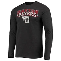 Men's Concepts Sport Red/Heathered Charcoal Dayton Flyers Meter Long Sleeve Top & Pants Sleep Set