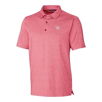 Polo extensible Forge pour homme Cutter & Buck, rouge chiné, Dayton Flyers
