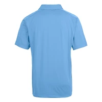 Polo extensible texturé bleu clair Vault Prospect pour homme des Flyers de Dayton, Cutter & Buck