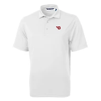 Polo Virtue Eco Pique recyclé blanc pour homme, de couleur grande taille, des Flyers Dayton, Cutter & Buck