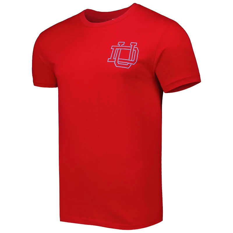 T-shirt premium pour homme Red Dayton Flyers Mascot Landscape