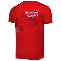 T-shirt premium pour homme Red Dayton Flyers Mascot Landscape