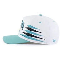 Men's '47  White/Green Daytona International Speedway Diamond Cut Hitch Adjustable Hat