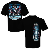 Men's Checkered Flag Sports Black Daytona International Speedway 2026 500 Eagle T-Shirt